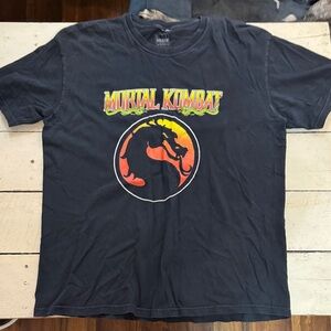 Mortal Kombat Black Graphic Tee